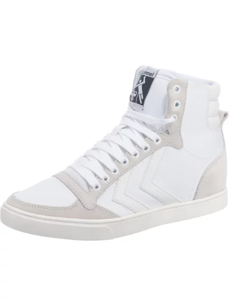 Hummel Kotníkové tenisky Slimmer Stadil světle šedá bílá