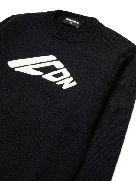 Sweter dziecięcy Dsquared2 czarny