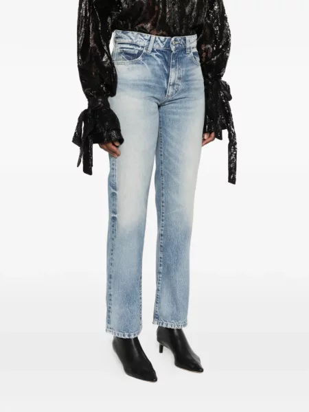Blugi drepți Icon Denim albastru