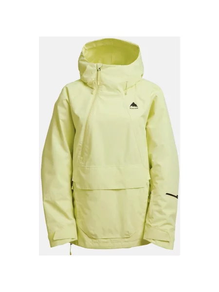 Kurtka z kapturem Burton Reserve 2L Relaxed Anorak neonowa S żółta