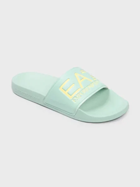 Шлепанцы Ea7 Emporio Armani зеленые