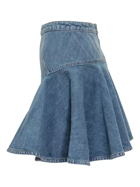 Fustă din denim Givenchy scurtă albastru