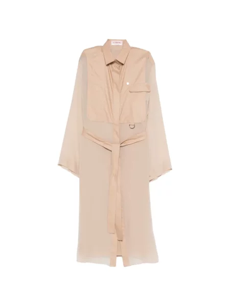 Sukienka Iceberg garniturowa brązowa