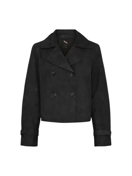 Kurtka skórzana Btfcph czarna