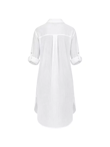 Cămașă Seafolly din țesătură twill alb
