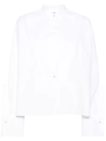 Cropp cămașă Jil Sander din poplin alb