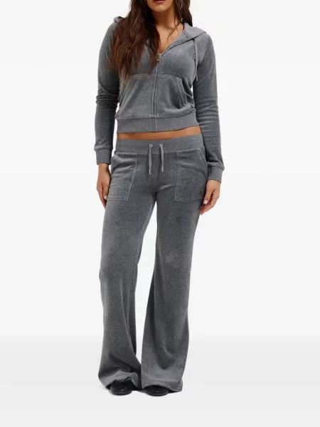 Hanorac cu glugă Juicy Couture gri