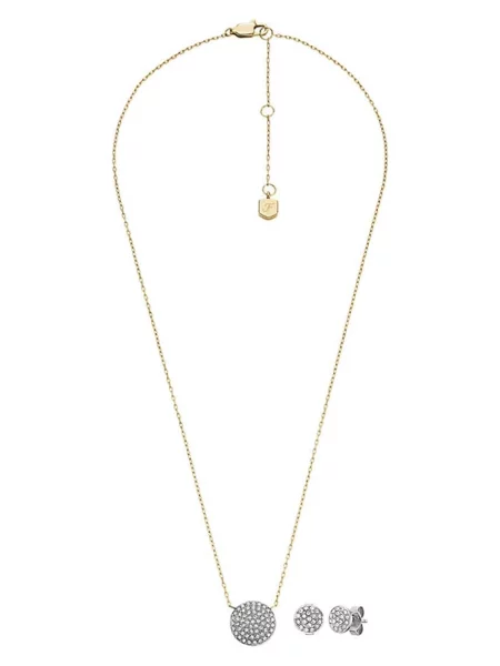 Кольє і сережки Fossil