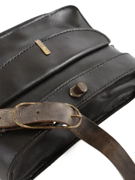 Geantă crossbody Ziggy Chen din piele negru