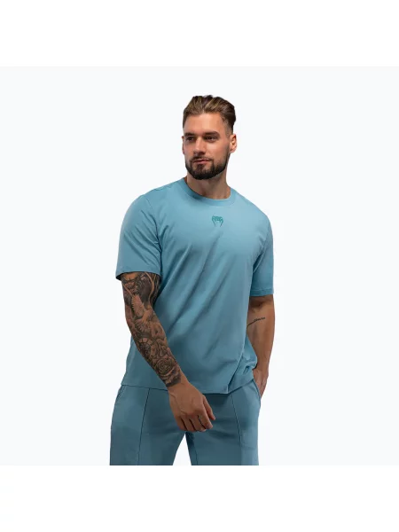 Férfi póló Venum Naked turquoise. Méret: XL kék