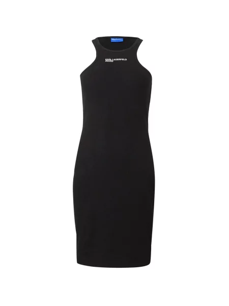 KARL LAGERFELD JEANS Rochie de vară / alb negru