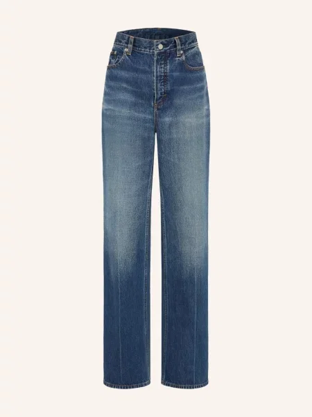 Alaïa Bootcut Džíny blue stone modré