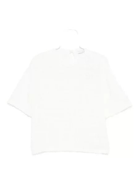 Koszulka Iro tweedowa biała