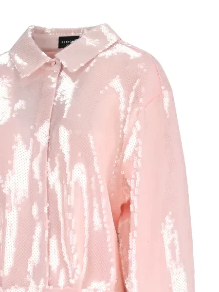 Rochie Retrofete cu paiete roz