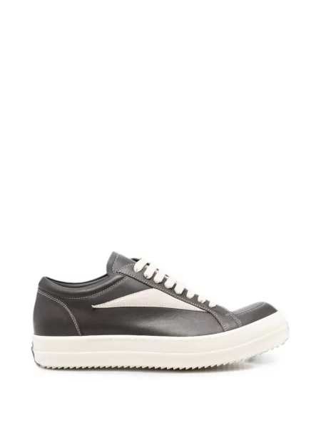 Sneakerși Rick Owens din piele maro