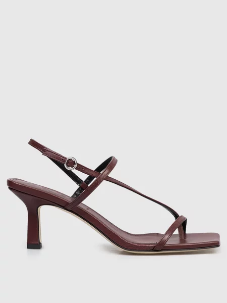 Кожаные босоножки Aeyde бордовые