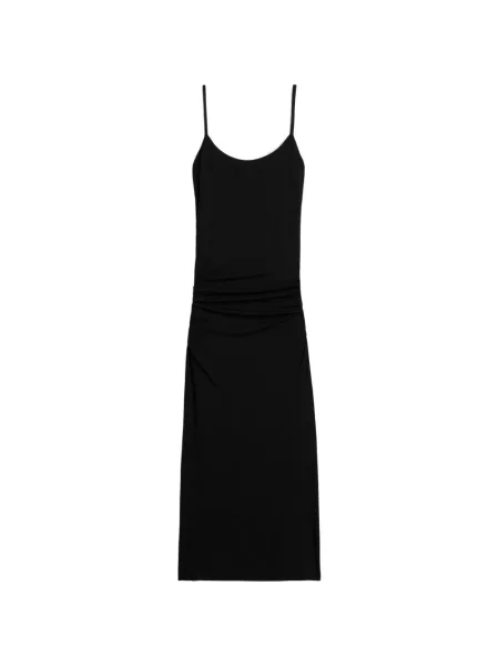 Rochie midi Toteme drapată negru