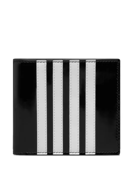 Portofel Thom Browne din piele negru
