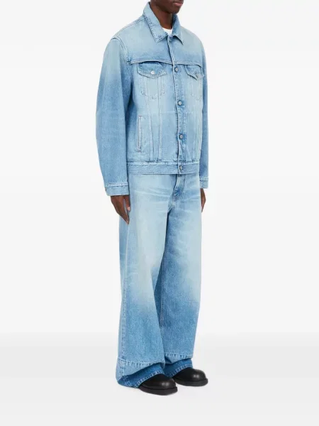 Geacă de blugi Mm6 Maison Margiela albastru