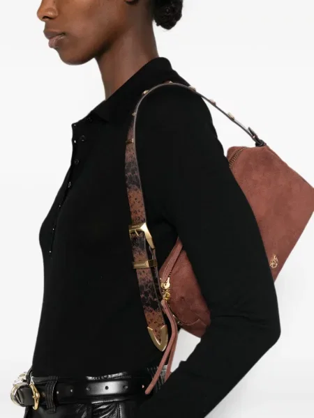 Crossbody kabelka Pinko hnedá