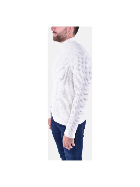 Sweter Eleventy wełniany biały