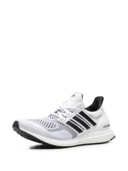 Vestă Adidas alergare cu dungi tricotate albastru
