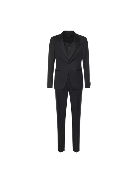 Garnitur Zegna wełniany niebieski