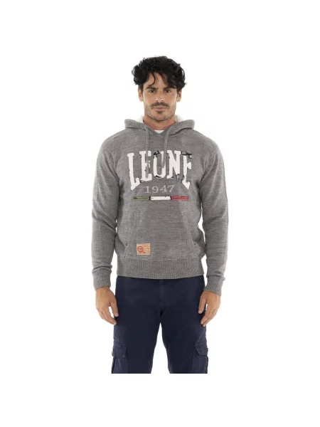 Geacă Leone 1947 tricotate gri