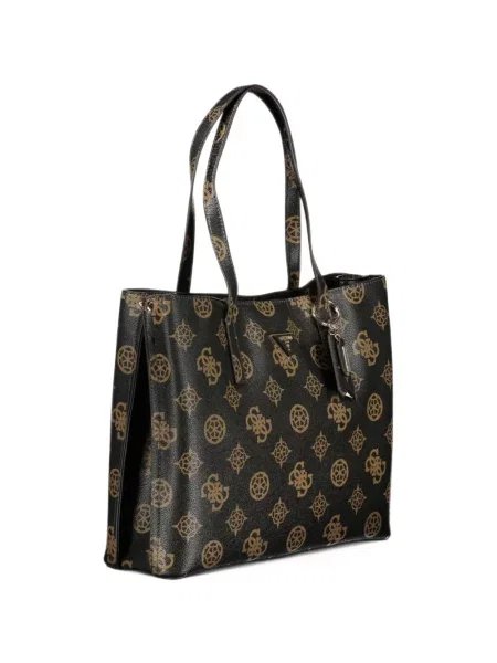 Geantă shopper Guess cu imagine negru