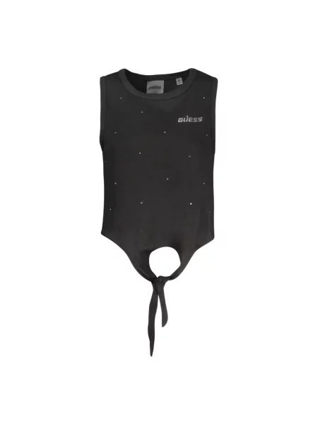 Kryształ górski top Guess czarny