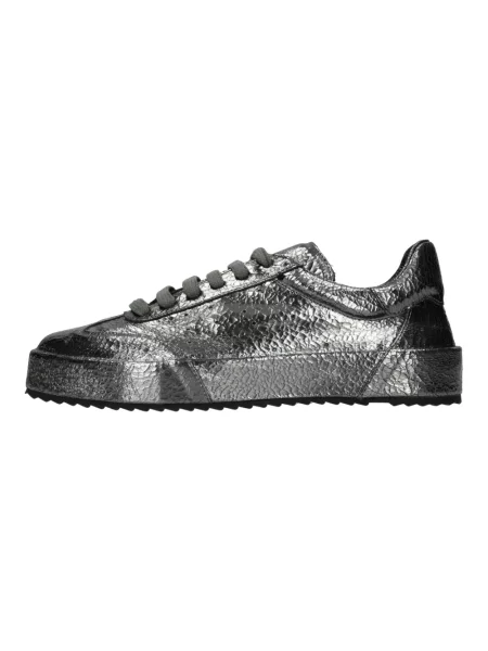Sneakersy Del Carlo skórzane szare