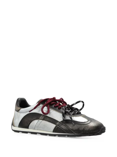 Sneakerși Dsquared2 din piele zdrențuiți