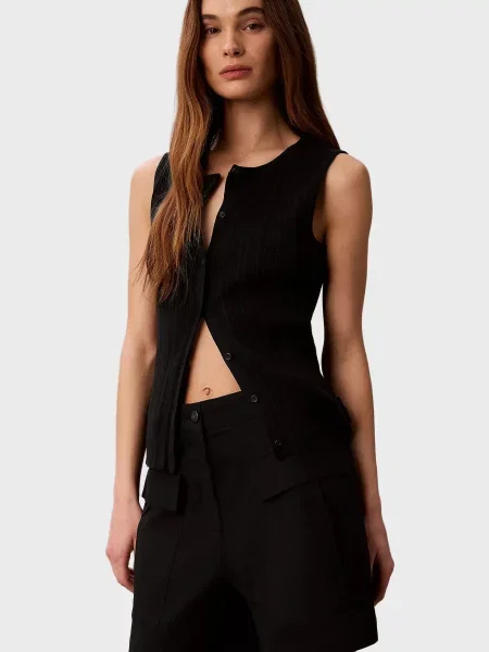 Джинсовые шорты Calvin Klein Jeans черные