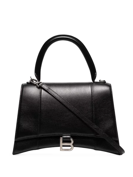 Geantă Balenciaga Hourglass negru