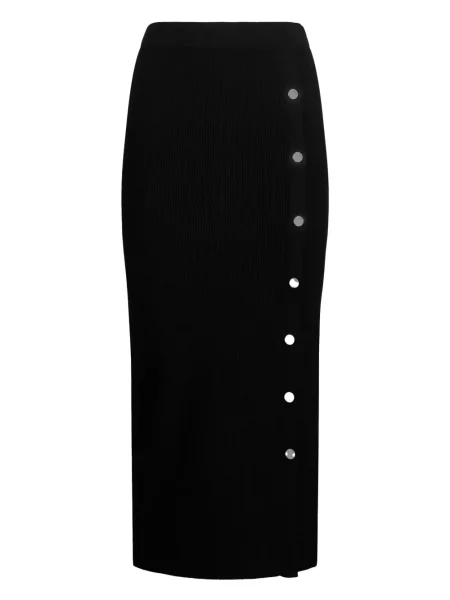 Fusta maxi Liu Jo plasă lungă negru