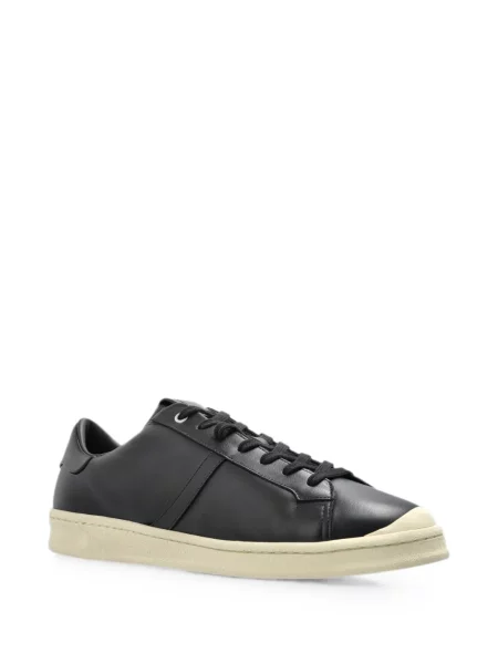 Sneakerși Jil Sander din piele negru