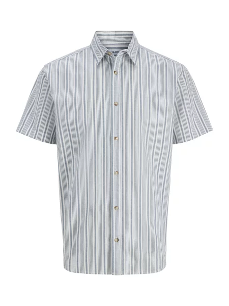 JACK & JONES Srajca JJCHAD mornarska bela