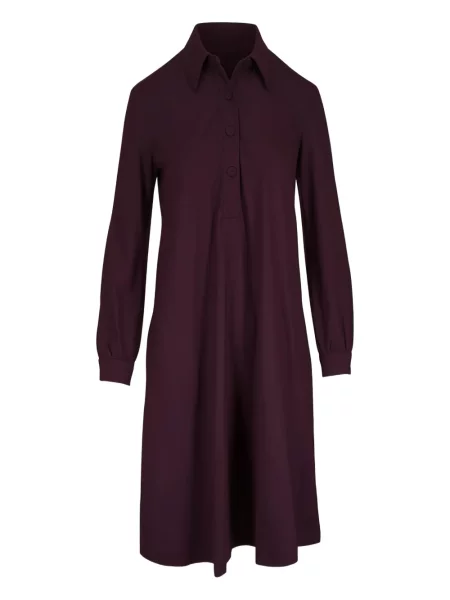 Rochie midi Odeeh până la genunchi de costum violet