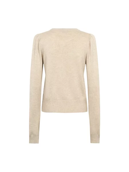 Dzianinowy sweter Rue De Femme beżowy