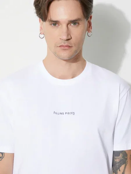 Футболка Filling Pieces з принтом білий