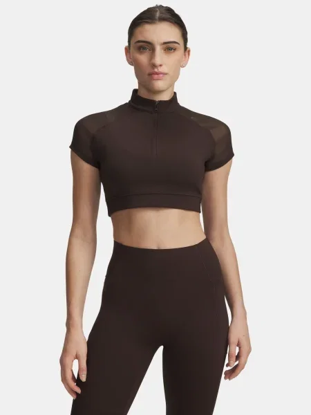 Cropp tricou Under Armour maro