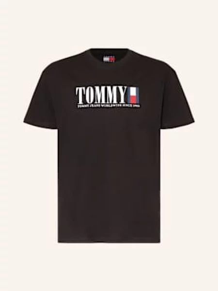 Polo Tommy Jeans czarne
