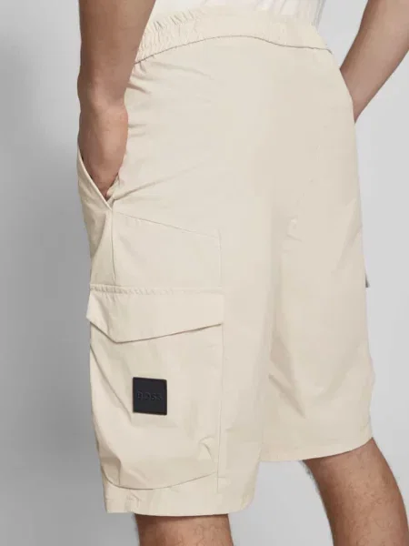 Szorty cargo Hugo Boss beżowe
