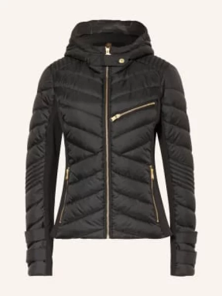 Barbour International Kurtka Pikowana Salengro schwarz czarna