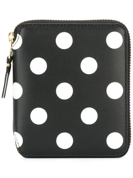 Portofel Comme Des Garçons Wallet cu buline negru
