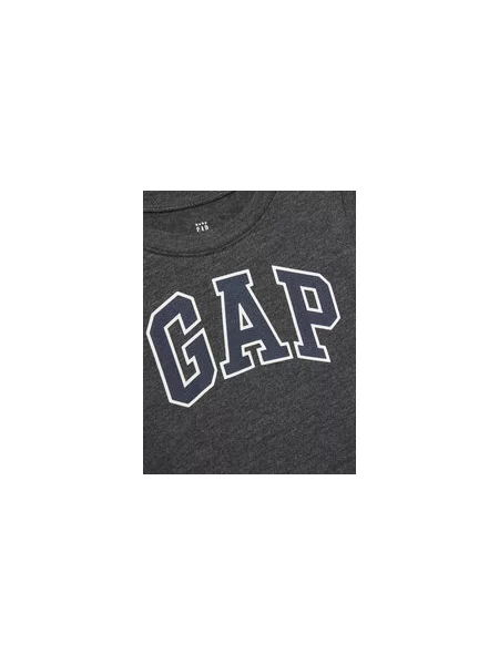 GAP Marškinėliai antracito balta