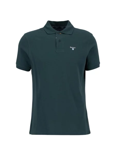 Tricou Barbour în carouri verde