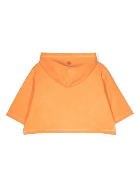 Bluza z kapturem dziecięca County Of Milan pomarańczowa