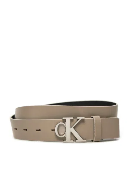 Calvin Klein Jeans Usnjen pas bež