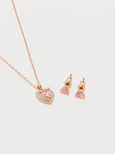 Palton Swarovski roz